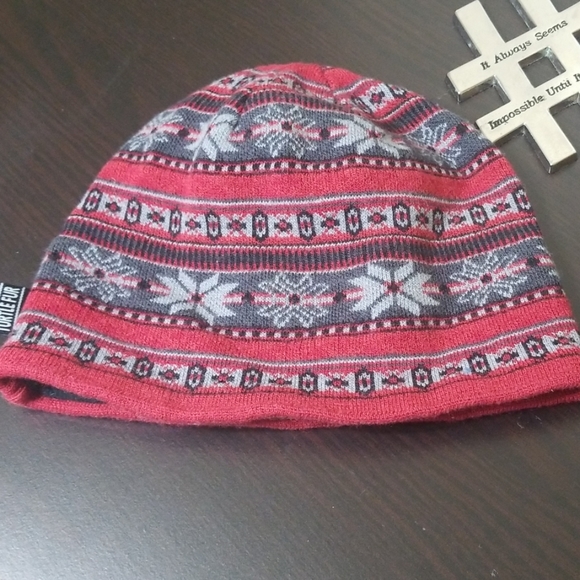 Turtle fur  knit wool/fleece hat XL - Picture 2 of 6